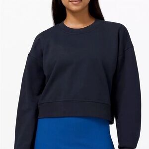 NWT Lululemon Athletica Dark Blue Sweatshirt *Flaw*